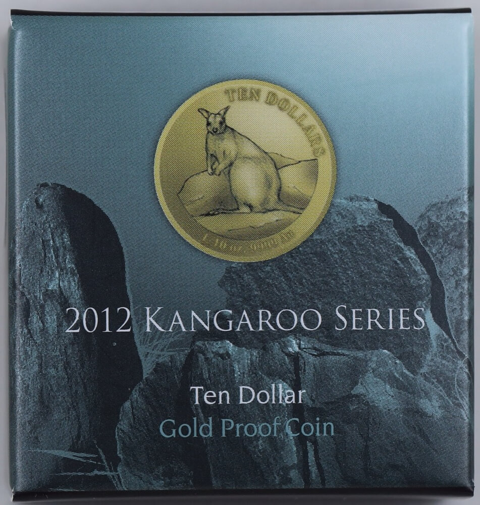 2012 Ten Dollar Gold Proof Kangaroo - Mareeba Rock Wallaby product image