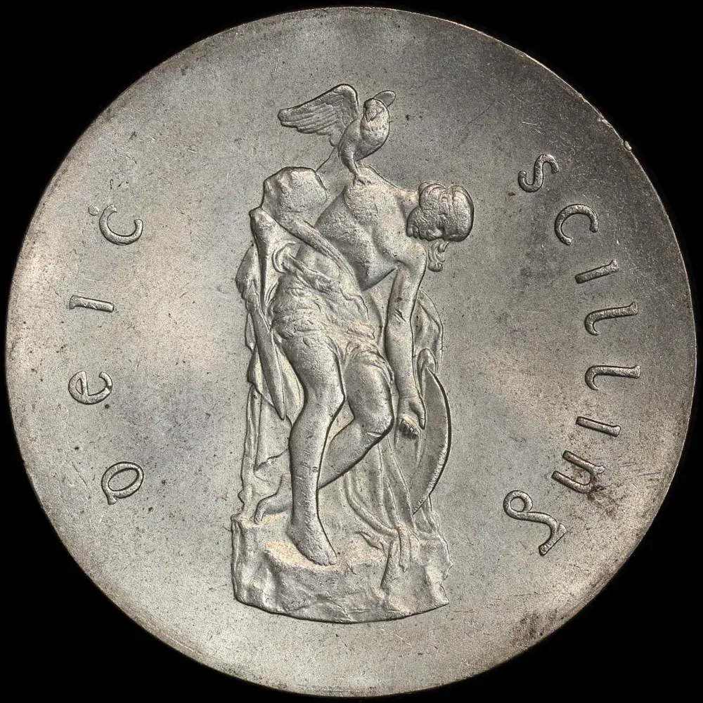 Ireland Republic 1966 Silver 10 Shilling KM#18 Easter Uprising Uncirculated product image