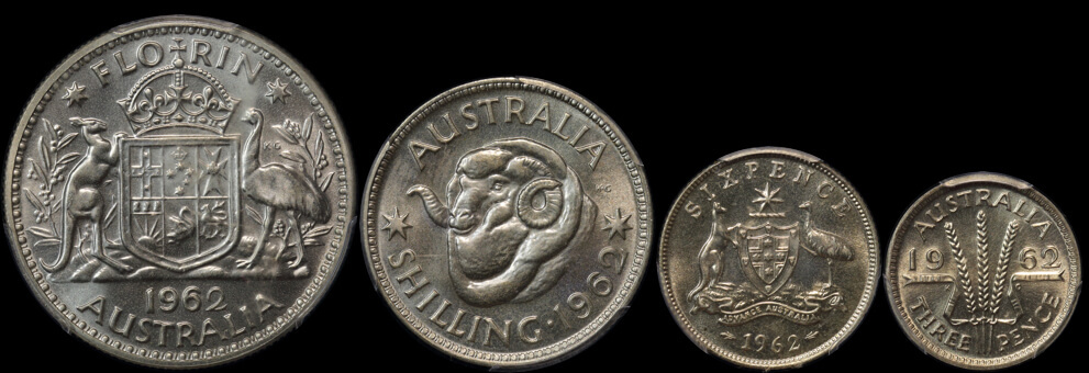 1962 Melbourne Proof Coin Set PCGS PR65 ~ PR67 product image
