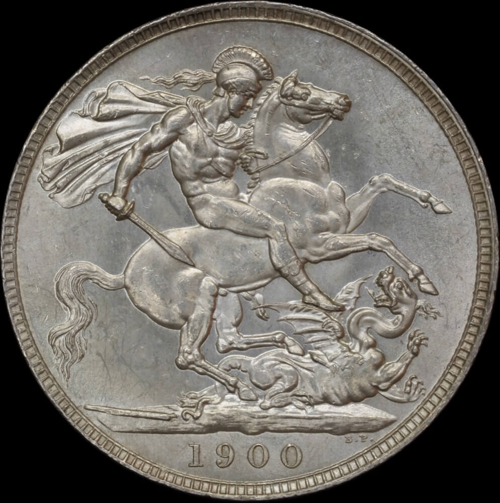 1900 Silver Crown Victoria S#3937 Uncirculated product image