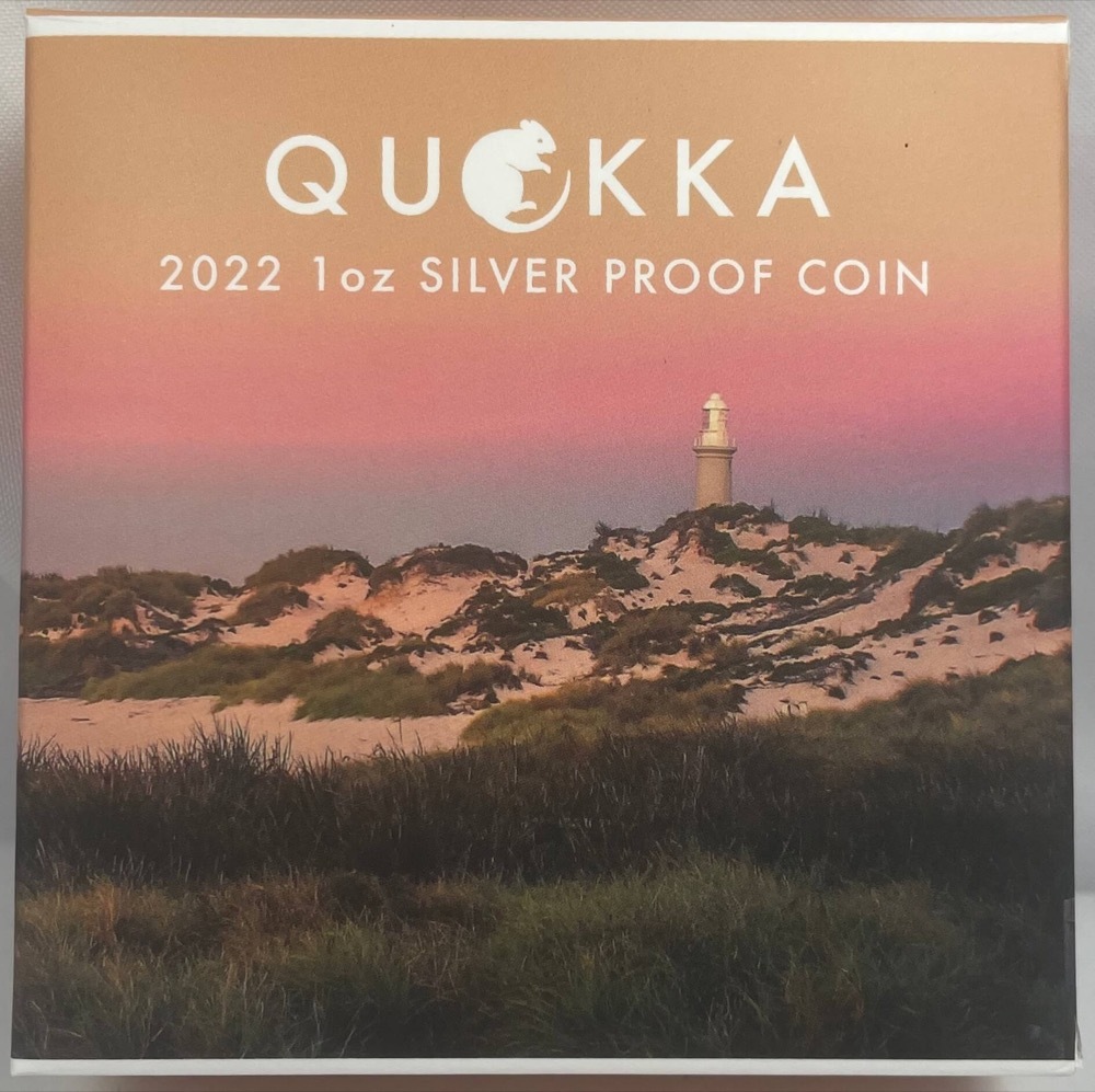 2022 Silver 1oz Coloured Proof Coin Quokka product image