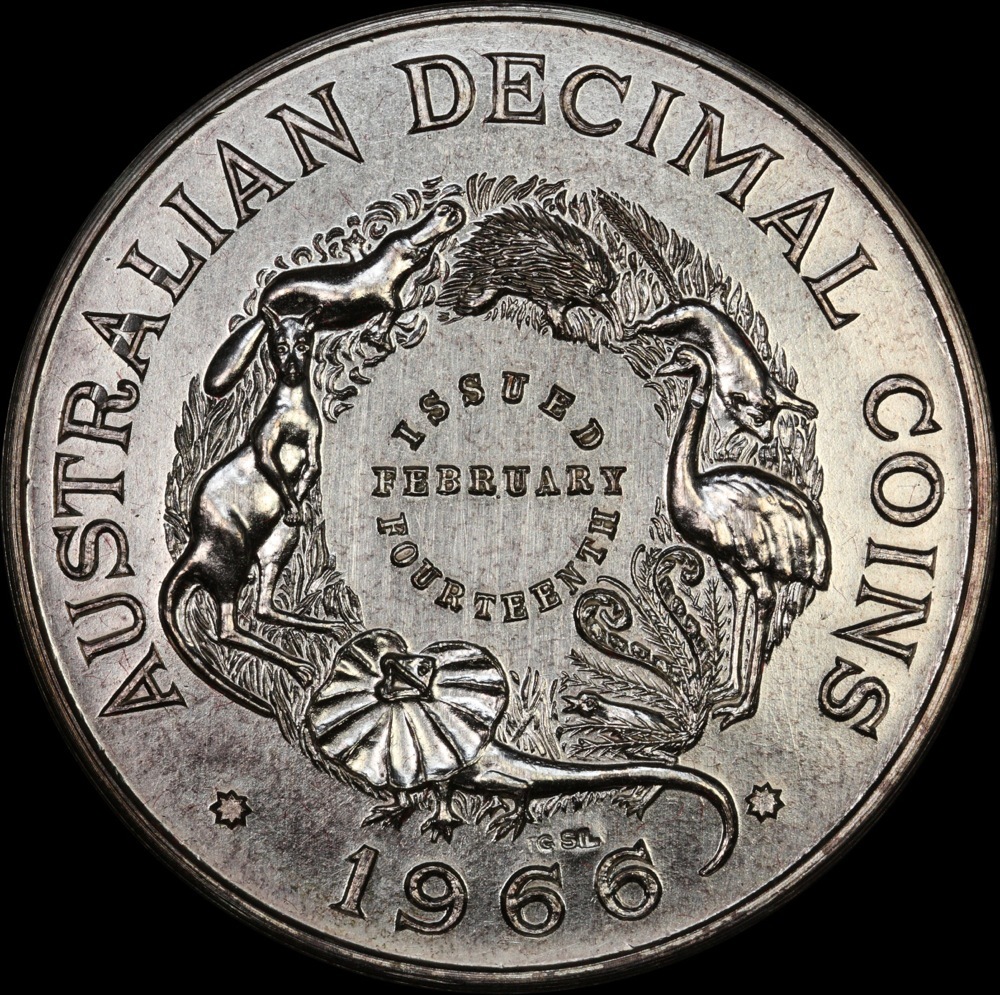 Royal Australian Mint Medallion Silver 1965 Introduction of Decimal Currency  Uncirculated product image