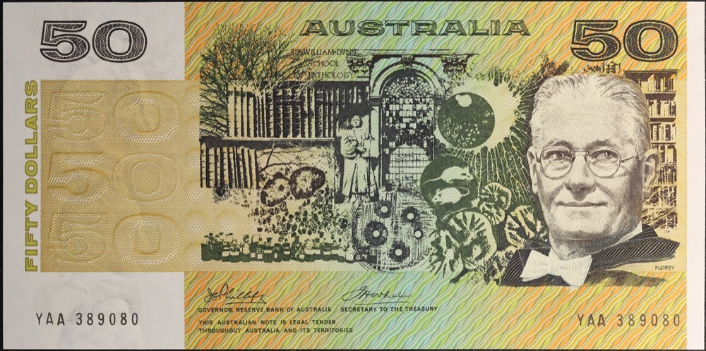 A First Prefix $50 Note