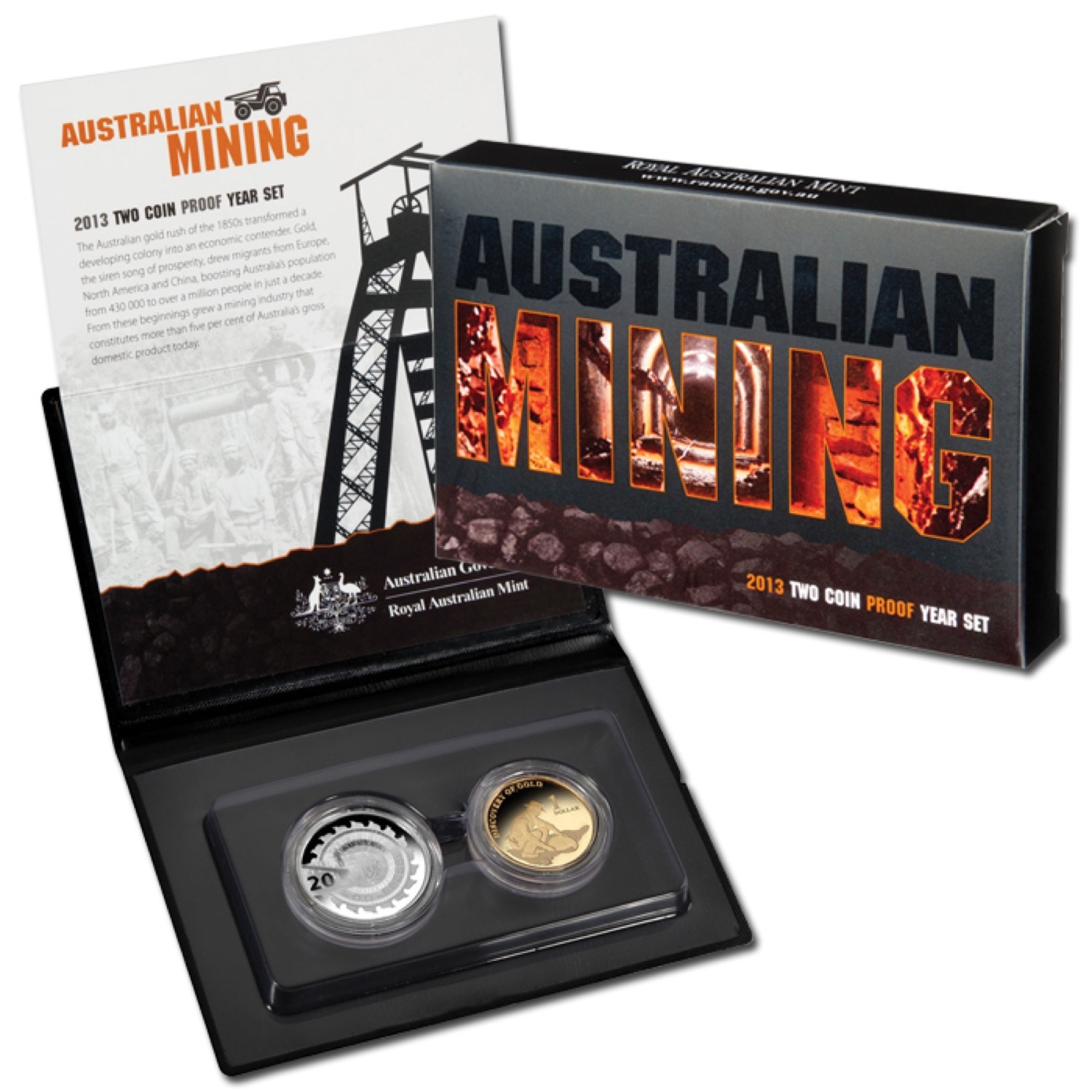 2013 Two Coin Proof Set Mining product image