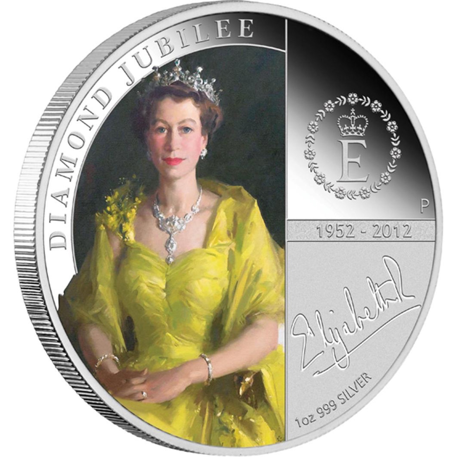 2012 Silver One Ounce Proof Coin Diamond Jubilee product image