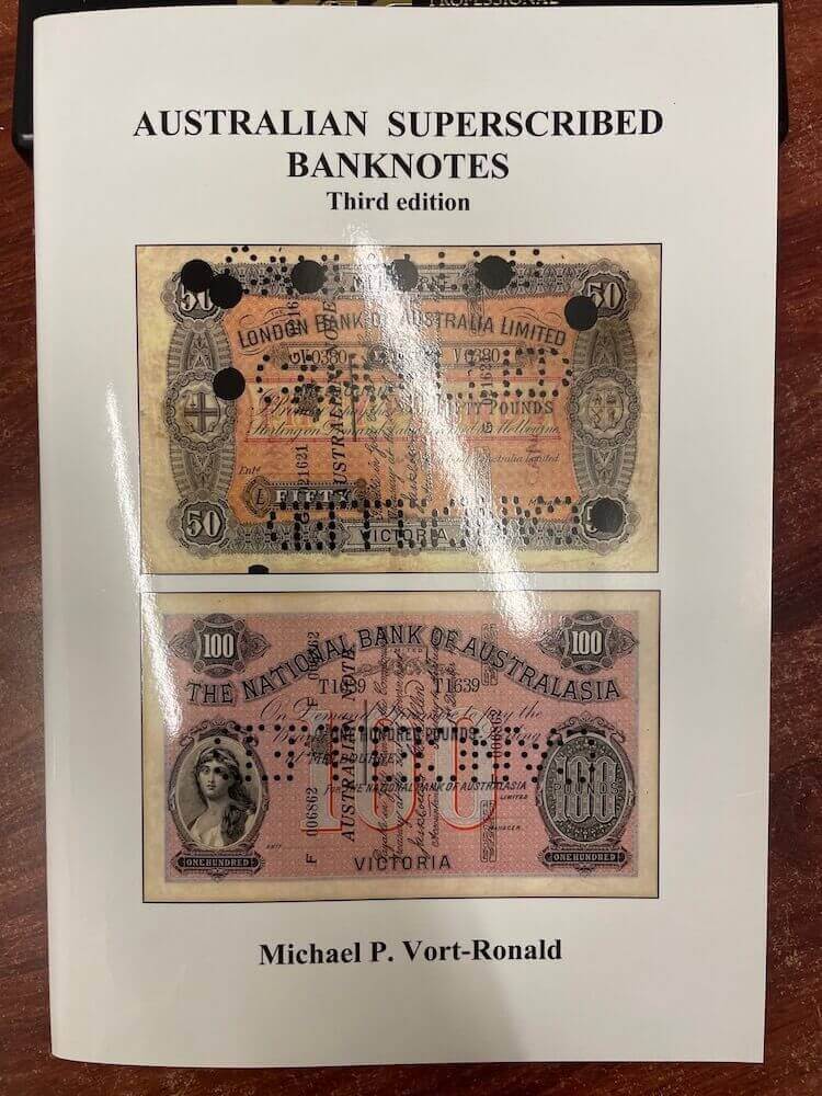 Australian Superscribed Banknotes Book by Mick Vort Ronald product image