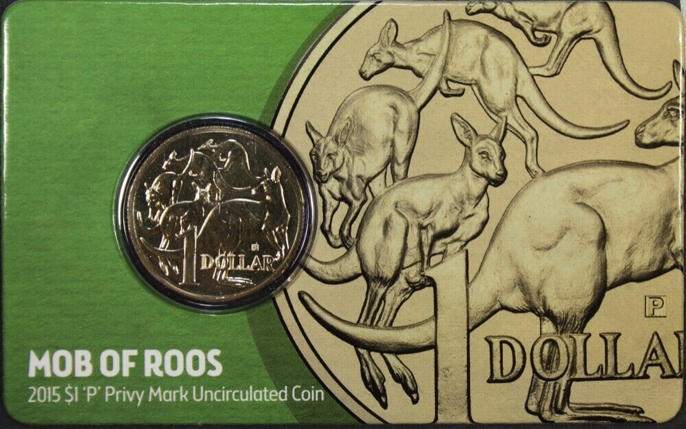 2015 $1 Mob of Roos Uncirculated Perth Privy Mark product image