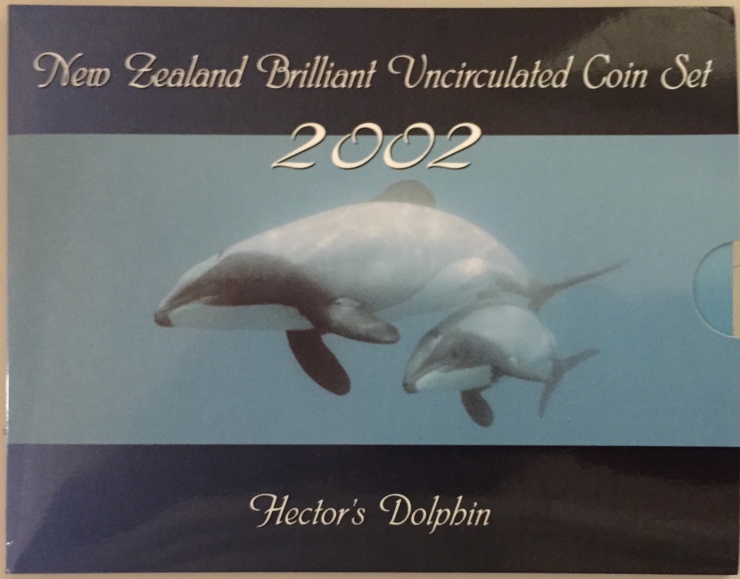 New Zealand 2002 Uncirculated Coin Set Hector's Dolphin product image