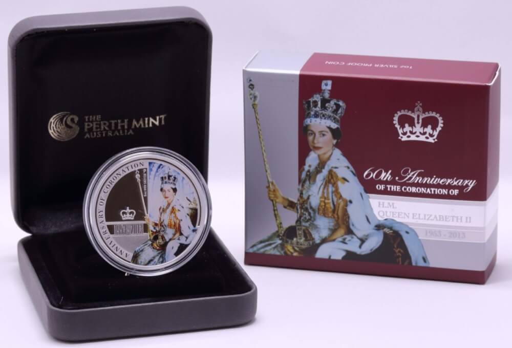 2013 Silver One Ounce Proof Coin Elizabeth II Coronation product image