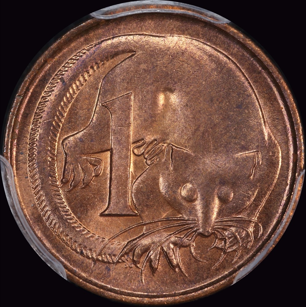 1966 Perth Mint One Cent Choice Unc (PCGS MS 64RB) product image