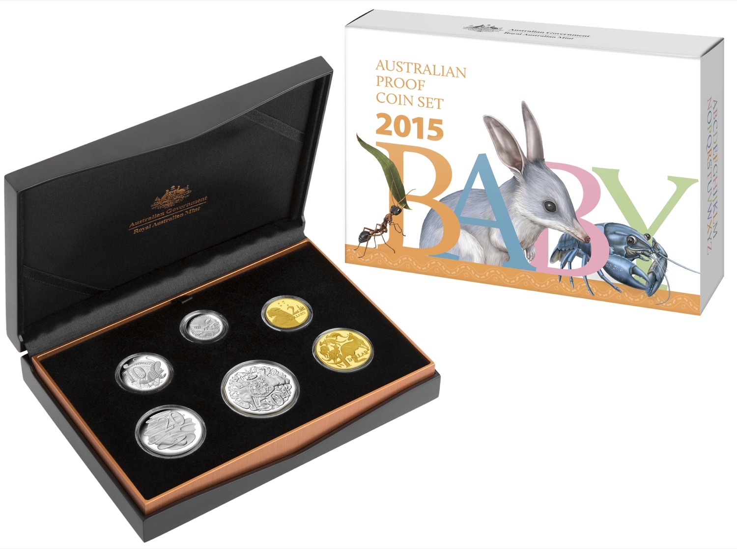 Australia 2015 Baby Proof Coin Set Alphabet theme product image