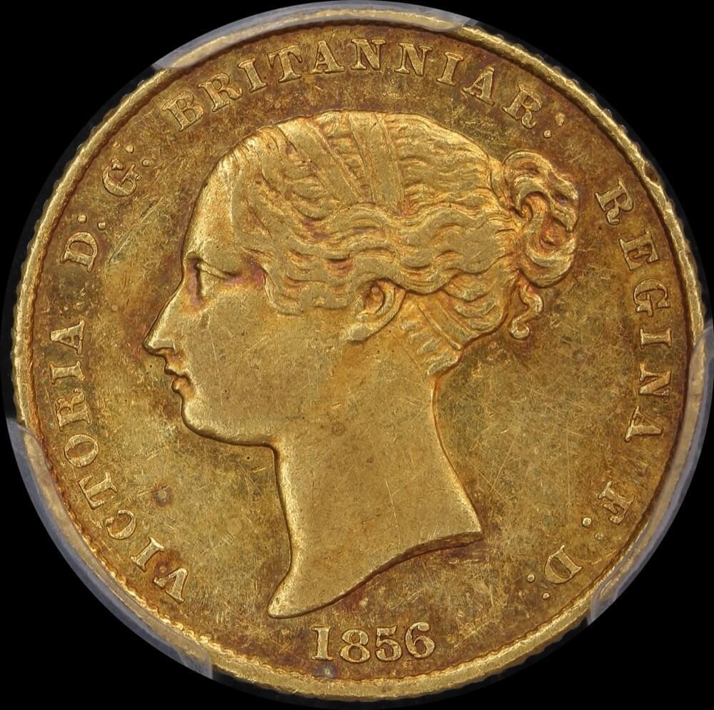 1856 Sydney Mint Type I Half Sovereign good EF (PCGS AU55) product image