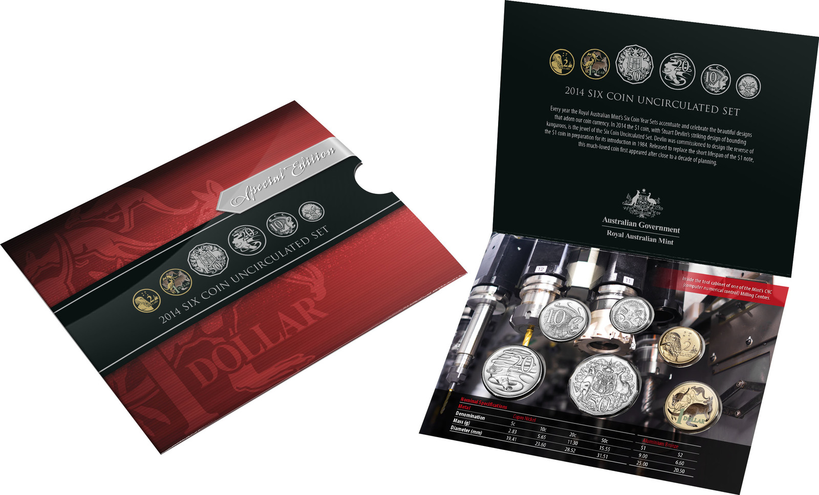Australia 2014 Uncirculated Mint Coin Set - Special Edition product image