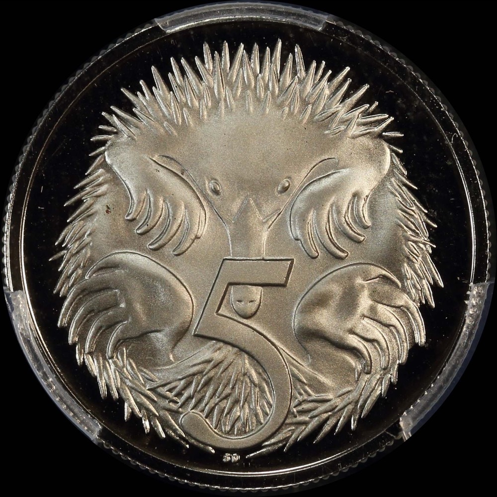 Australia 1966 Proof 5 Cents PCGS PR 69DCAM product image