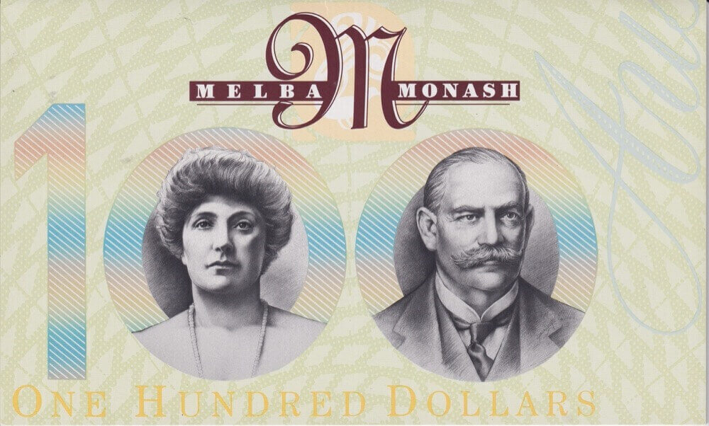 1996 100 Dollar Polymer Specimen Note Uncirculated Serial # 57 product image