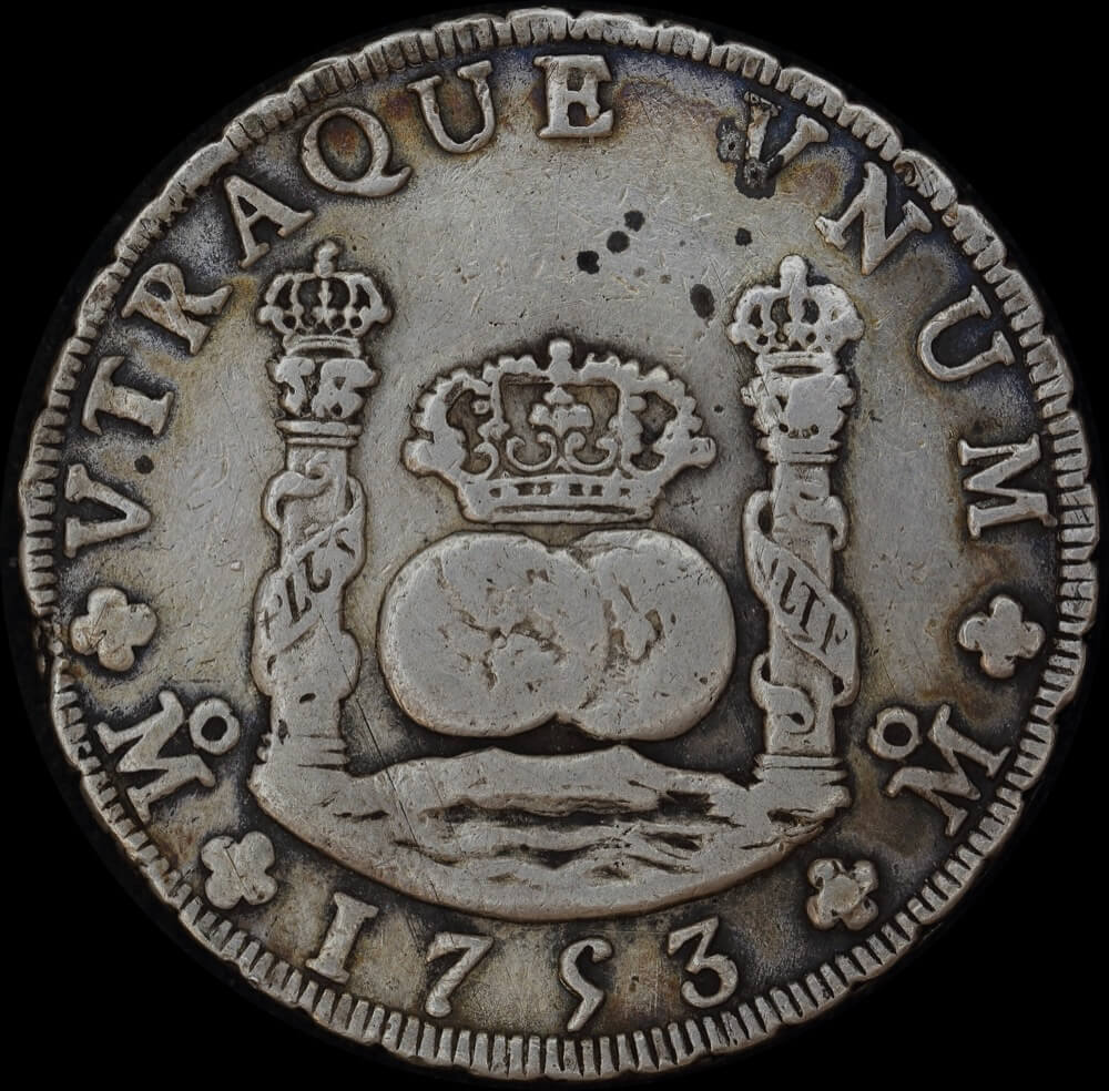 Mexico 1753 Silver 8 Reales KM# 103 good Fine product image