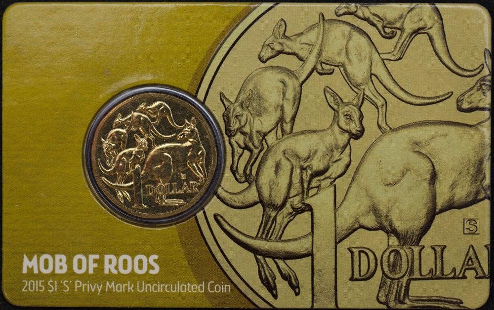 2015 1 Dollar Uncirculated In Card Sydney Privy Mark product image