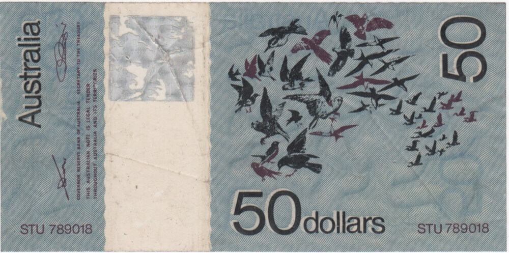1977 $50 Polymer CSIRO Test Note Mark 2a / S2X1 Fine product image