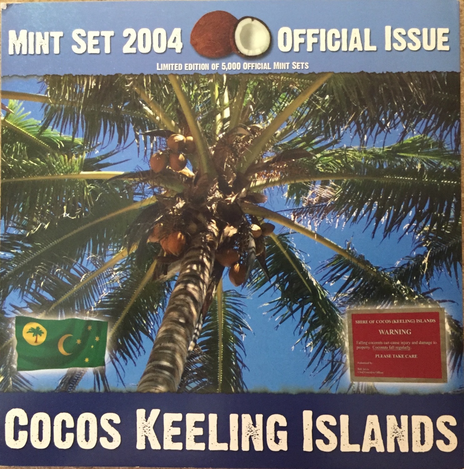 Keeling Cocos Islands 2004 Uncirculated Mint Coin Set