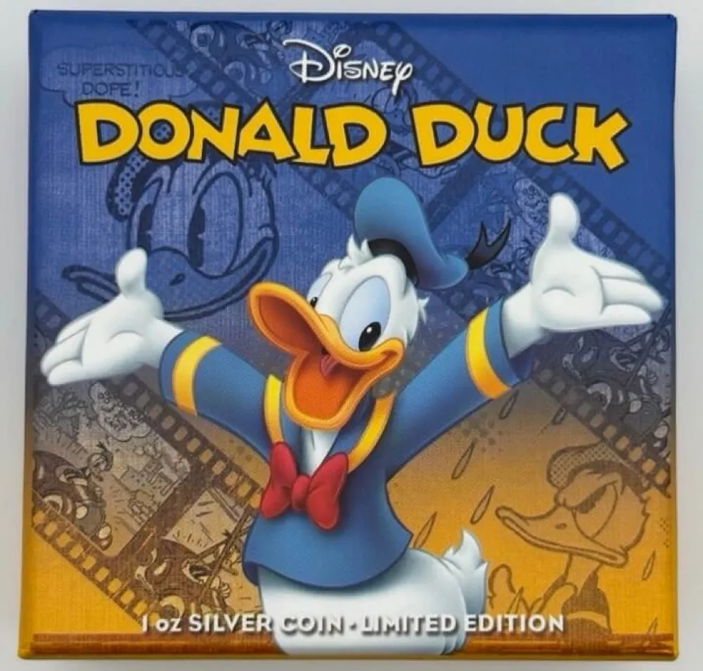 Niue 2014 Silver 1oz Proof Donald Duck product image