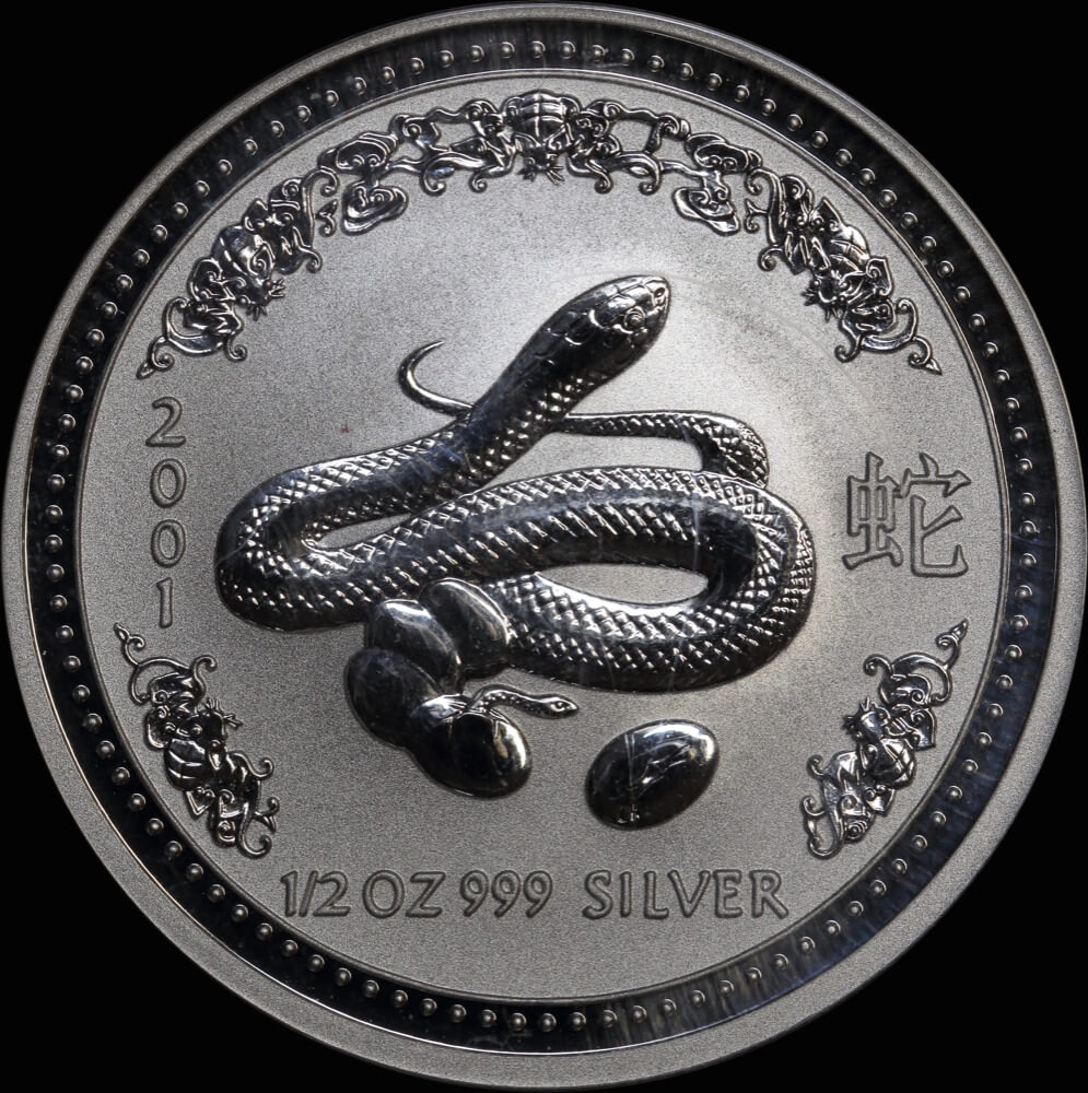 2001 Silver Half Ounce Specimen Year of the Snake product image