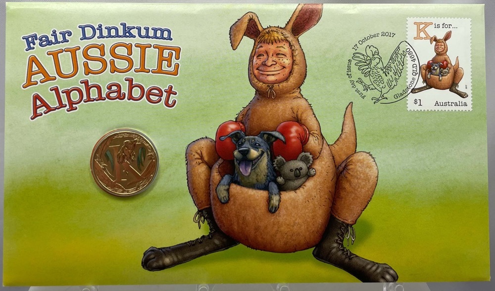 2017 1 Dollar Fair Dinkum Aussie Alphabet PNC - Letter K product image