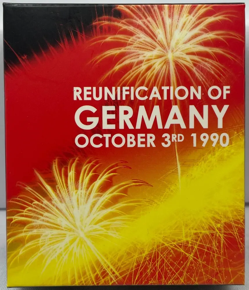 Tuvalu 2010 Silver 1 Ounce Proof  Reunification of Germany product image