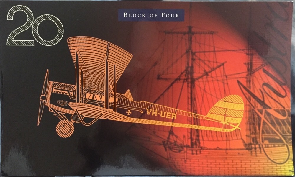 1998 Twenty Dollars Uncut Block of Four Deluxe product image