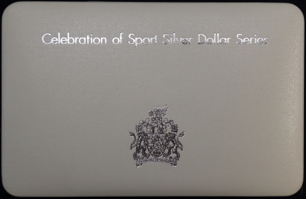 New Zealand 1989 Silver 4 Coin Proof Set Commonwealth Games product image