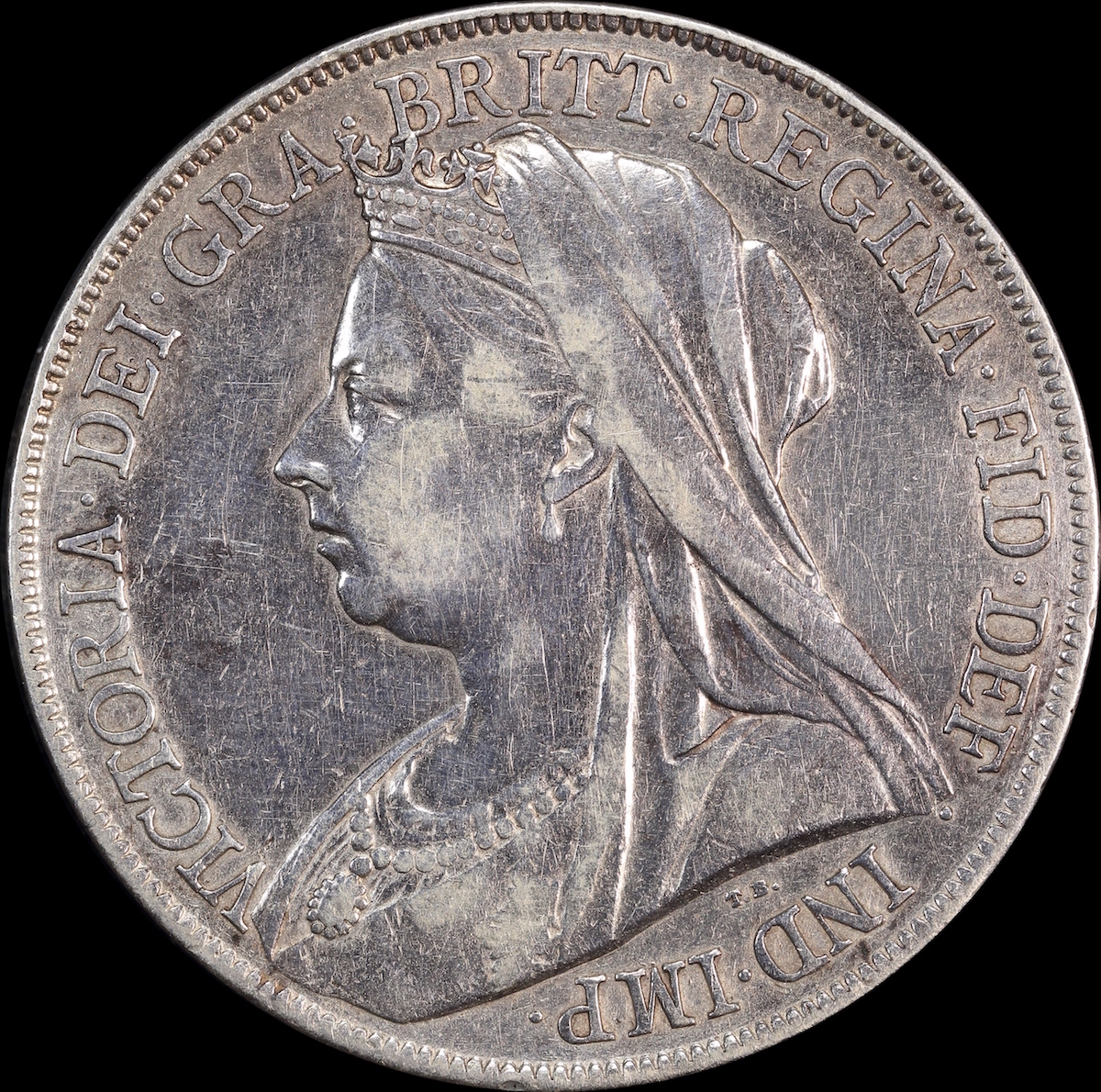 1899 Silver Crown Victoria S#3937 Very Fine product image