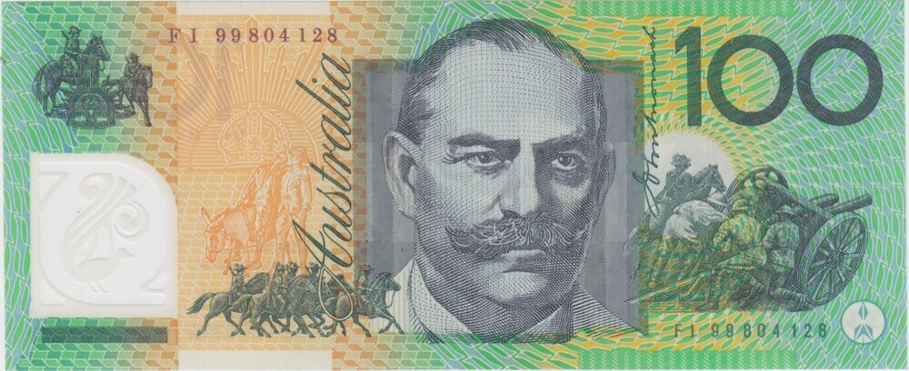 1999 $100 Note MacFarlane/Evans R618b Uncirculated product image