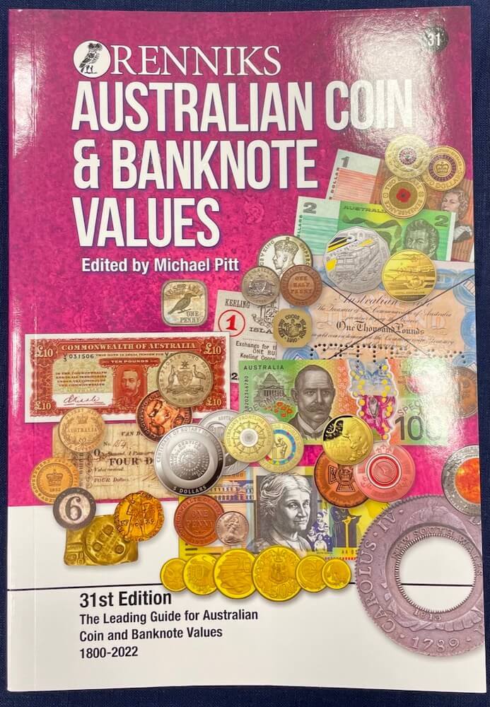 Renniks Australian Coin & Banknote Values 31st Edition Book product image