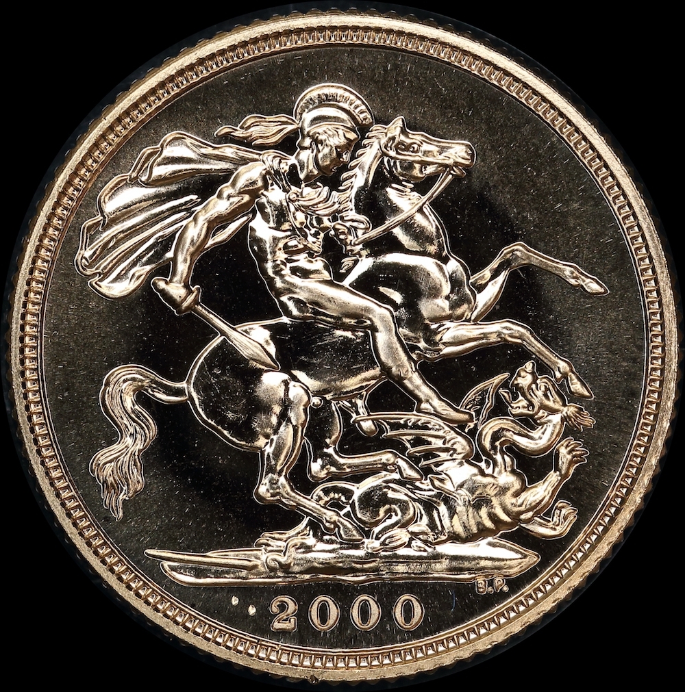 2000 Gold Sovereign Elizabeth II S# SC4 Uncirculated product image