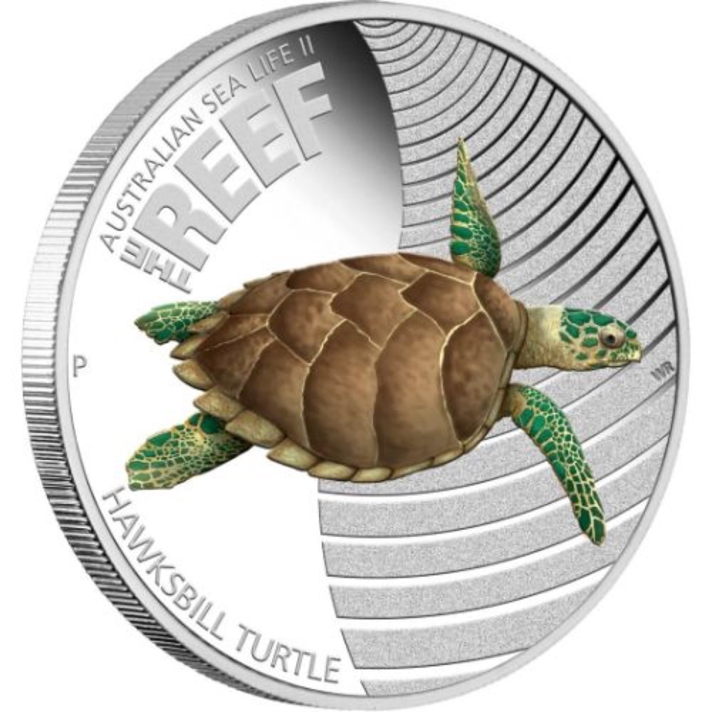 2011 Silver Half Ounce Proof Reef - Hawksbill Turtle product image