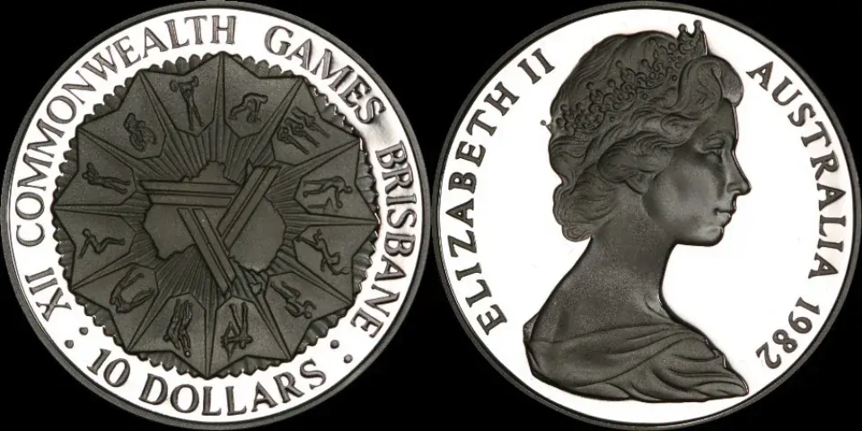 Stack of 10 Australian $10 Silver Coins product image
