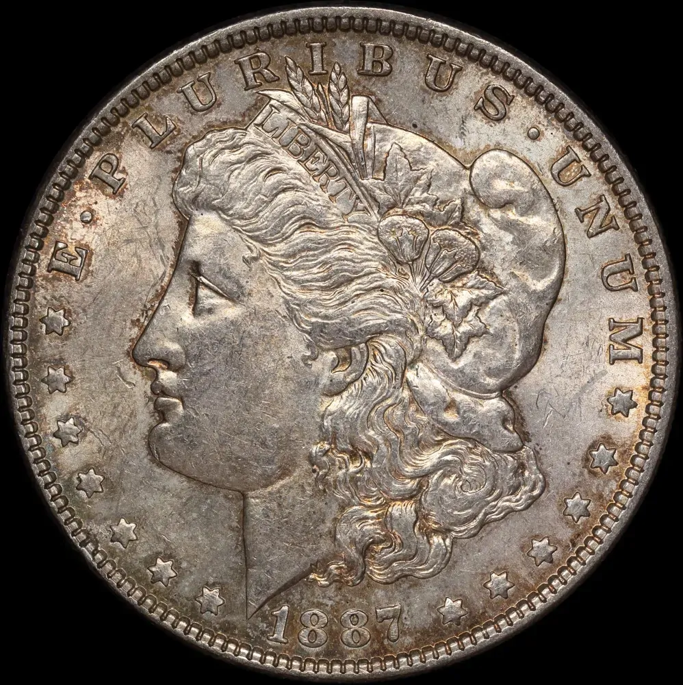 United States 1887 Silver Morgan Dollar Choice Unc product image