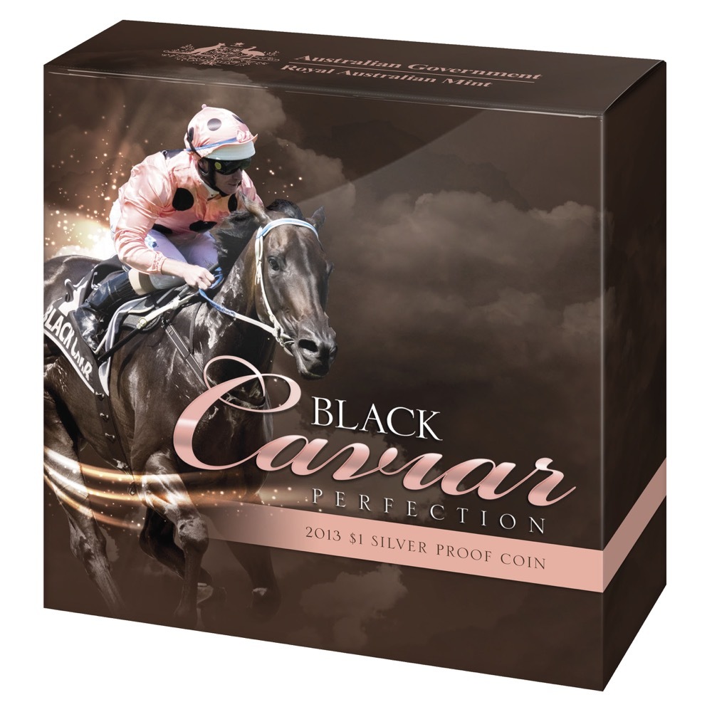 Australia 2013 Silver One Dollar Black Caviar Perfection product image