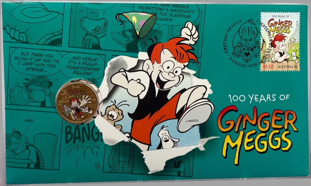 2021 $1 PNC - 100 Years of Ginger Meggs product image