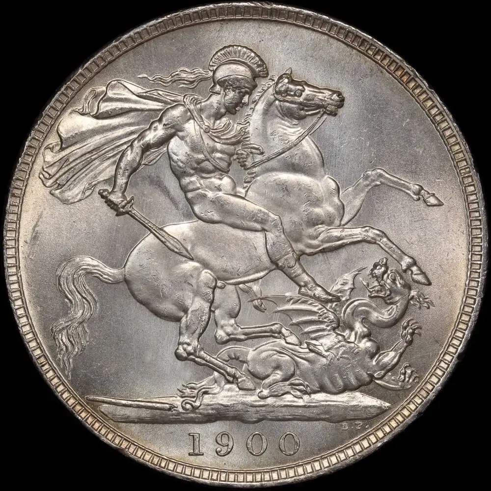 1900 Silver Crown Victoria S#3937 Choice Uncirculated product image