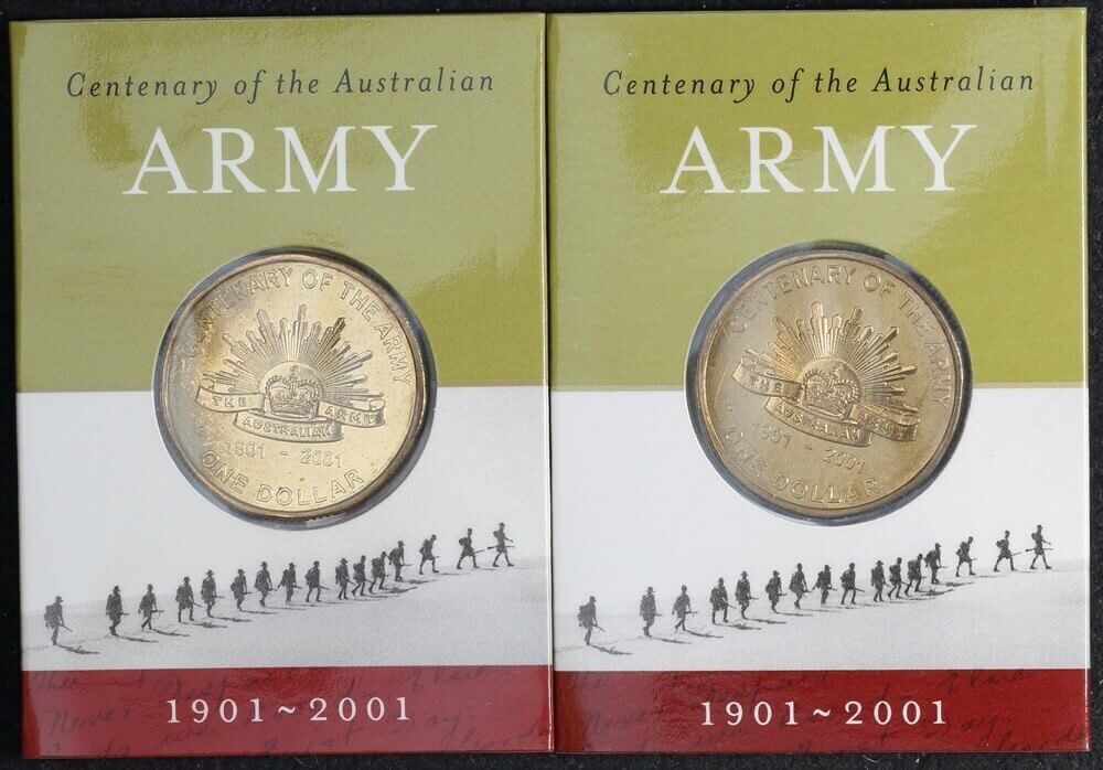 2001 Army Dollar Unc Pair Of Mintmarks C And S product image