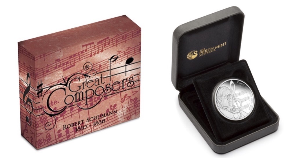 2010 Silver 1 Ounce Proof Great Composers - Robert Schumann product image
