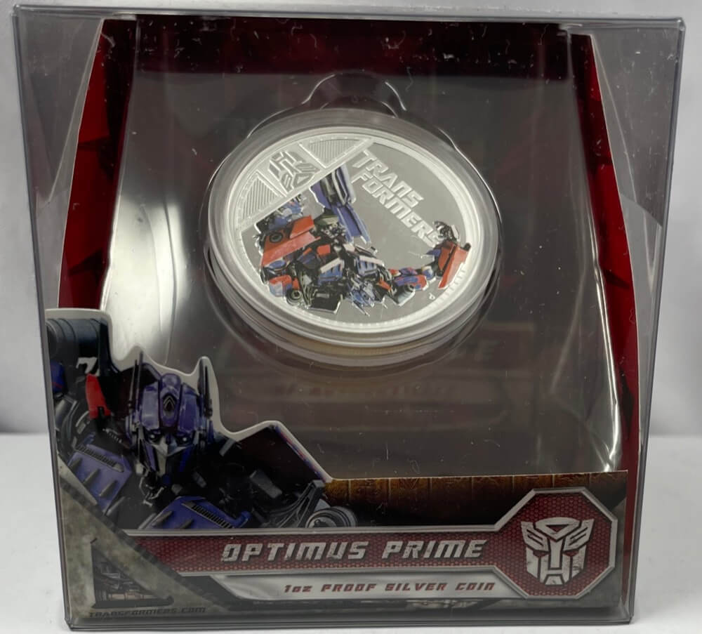 2011 Silver 1oz Proof Transformers - Optimus Prime product image