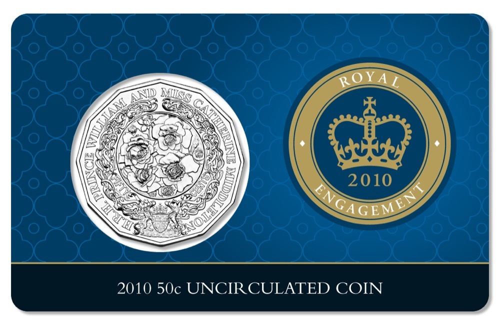 2010 50 Cent Unc on Card Royal Engagement product image