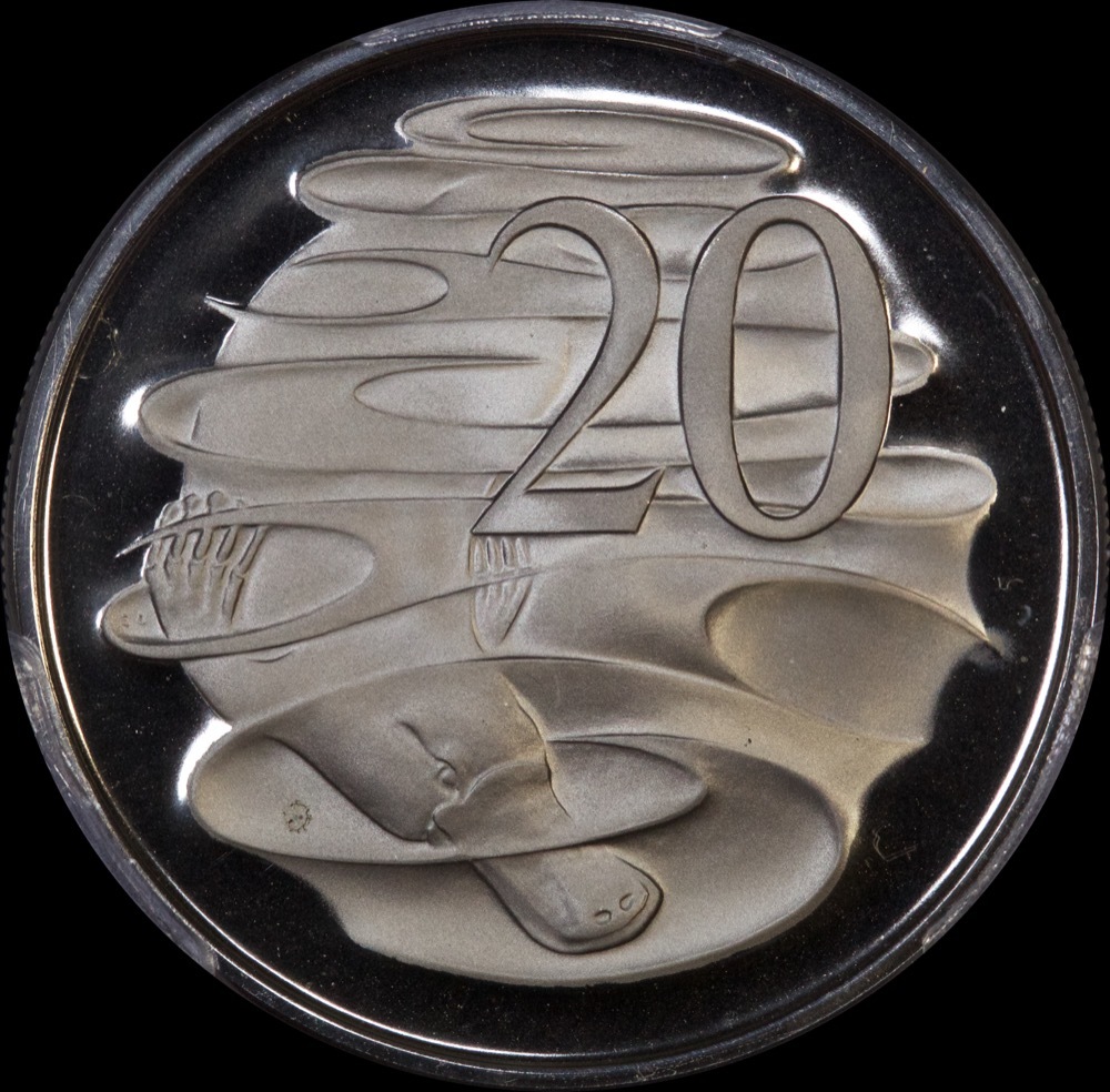 Australia 1966 Proof 20 Cents PCGS PR69DCAM product image