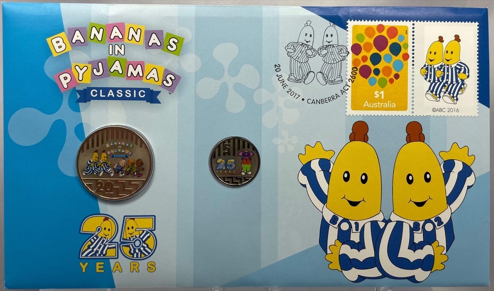 2017 20 & 5 Cent PNC Set - Bananas in Pyjamas product image
