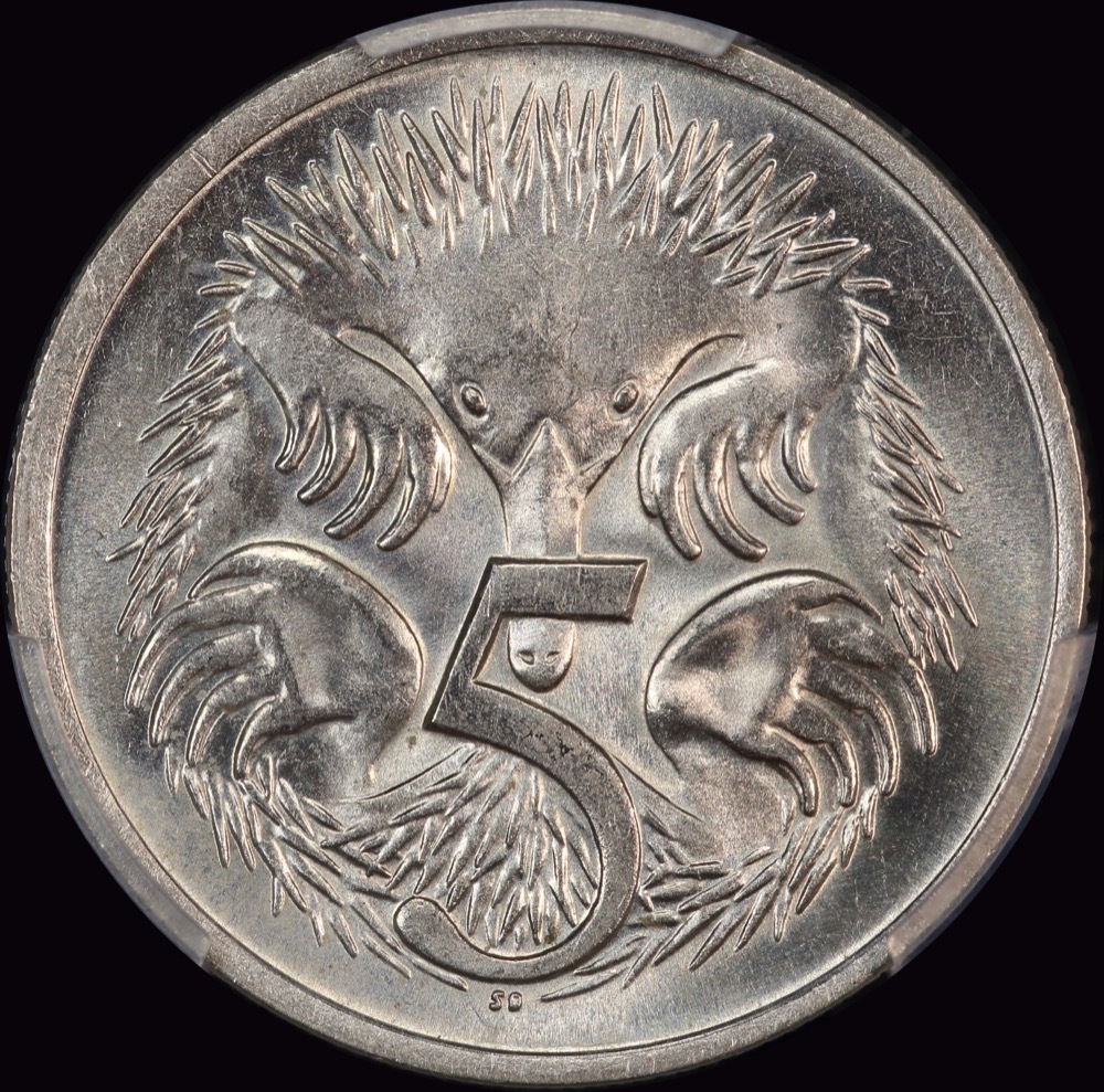 Australia 1972 Five Cents PCGS MS65 product image