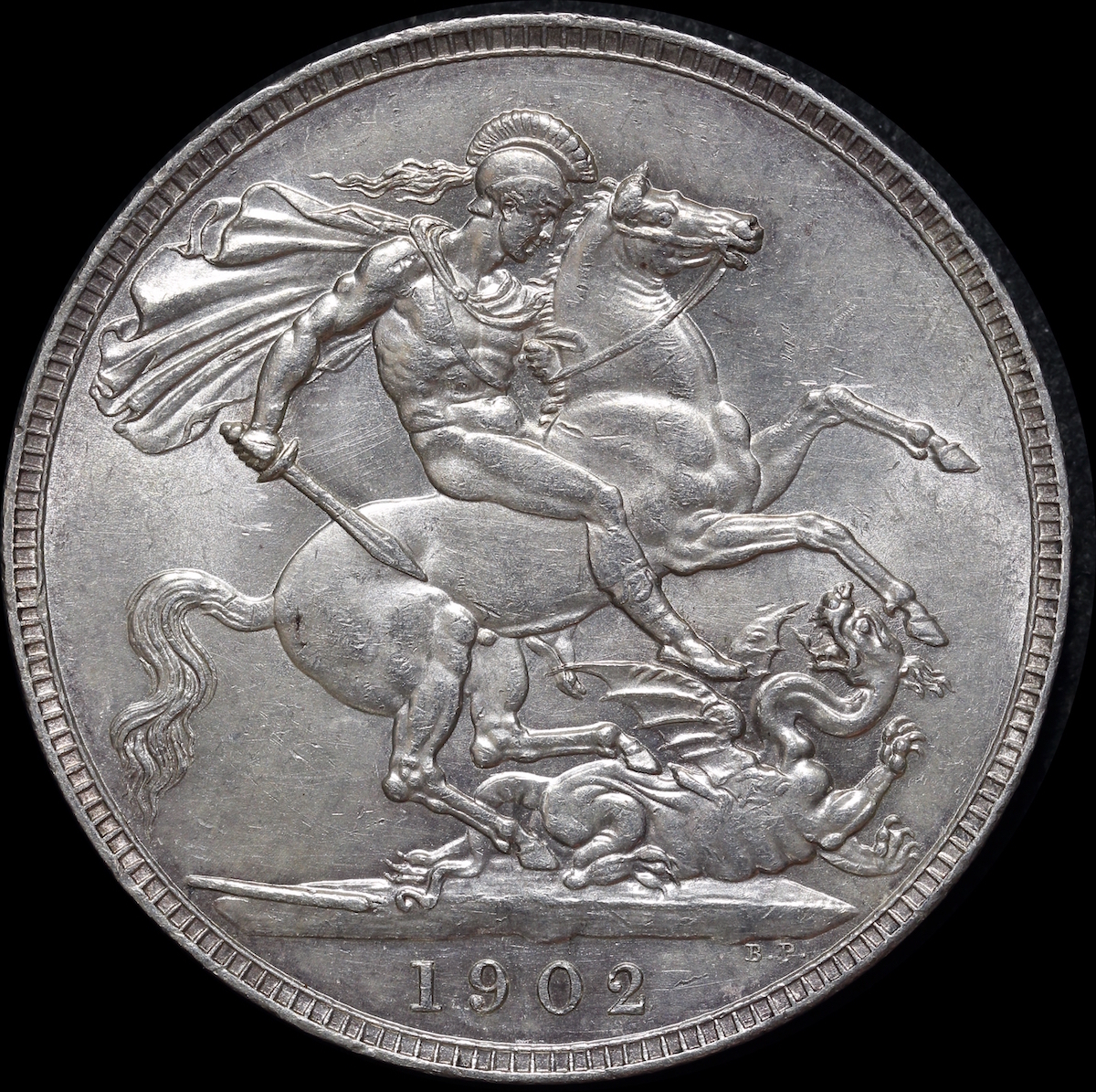 1902 Silver Crown Edward VII S#3978 Uncirculated product image
