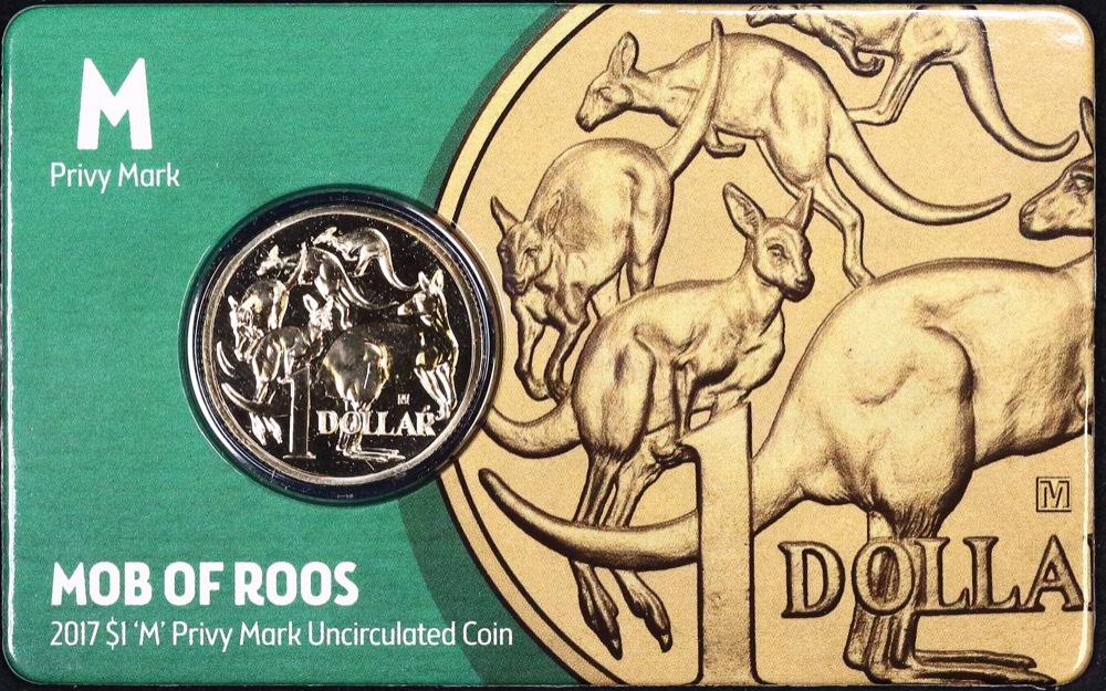 One Dollar Uncirculated In Card 2017 Melbourne Money Expo Privy Mark product image
