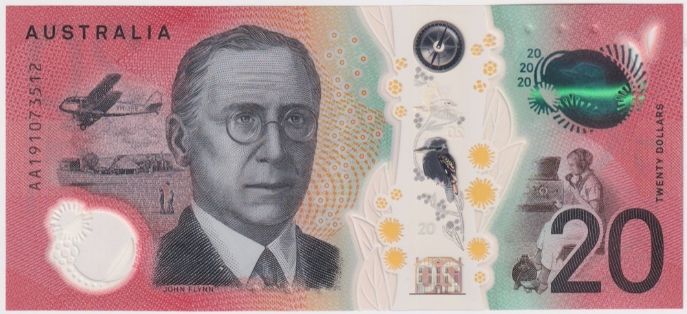 2019 $20 Note AA19 First Prefix R427F Lowe/Gaetjens Uncirculated product image