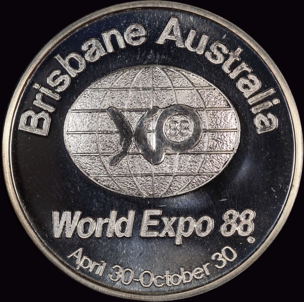 Brisbane World Expo 1988 Silver Medallion product image